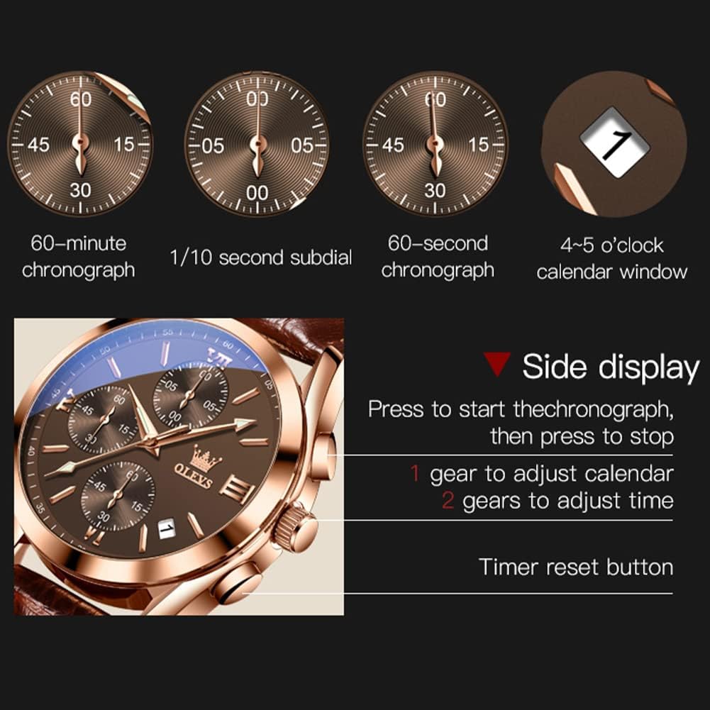 Elegant Chronograph Watch for Men™
