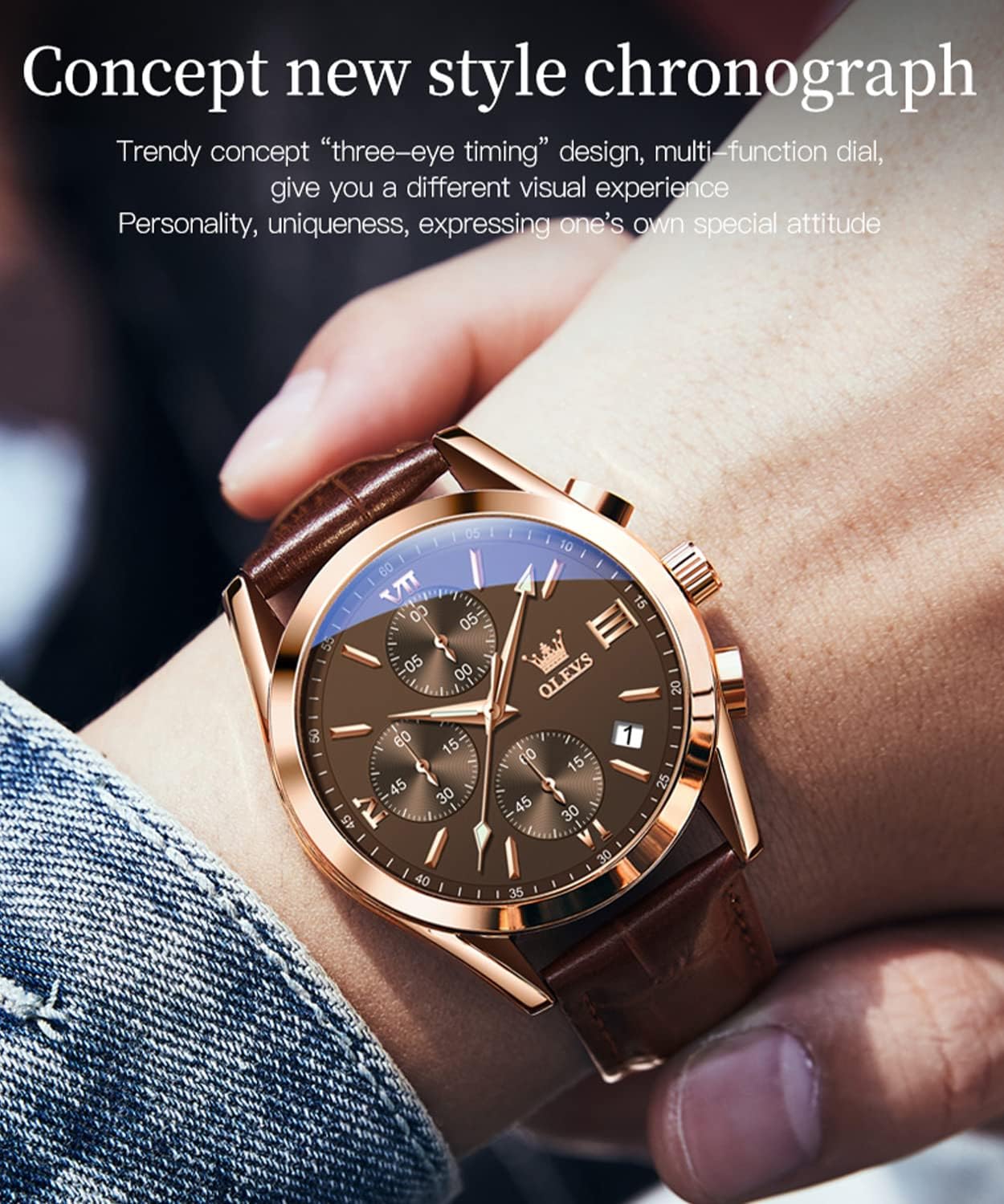 Elegant Chronograph Watch for Men™