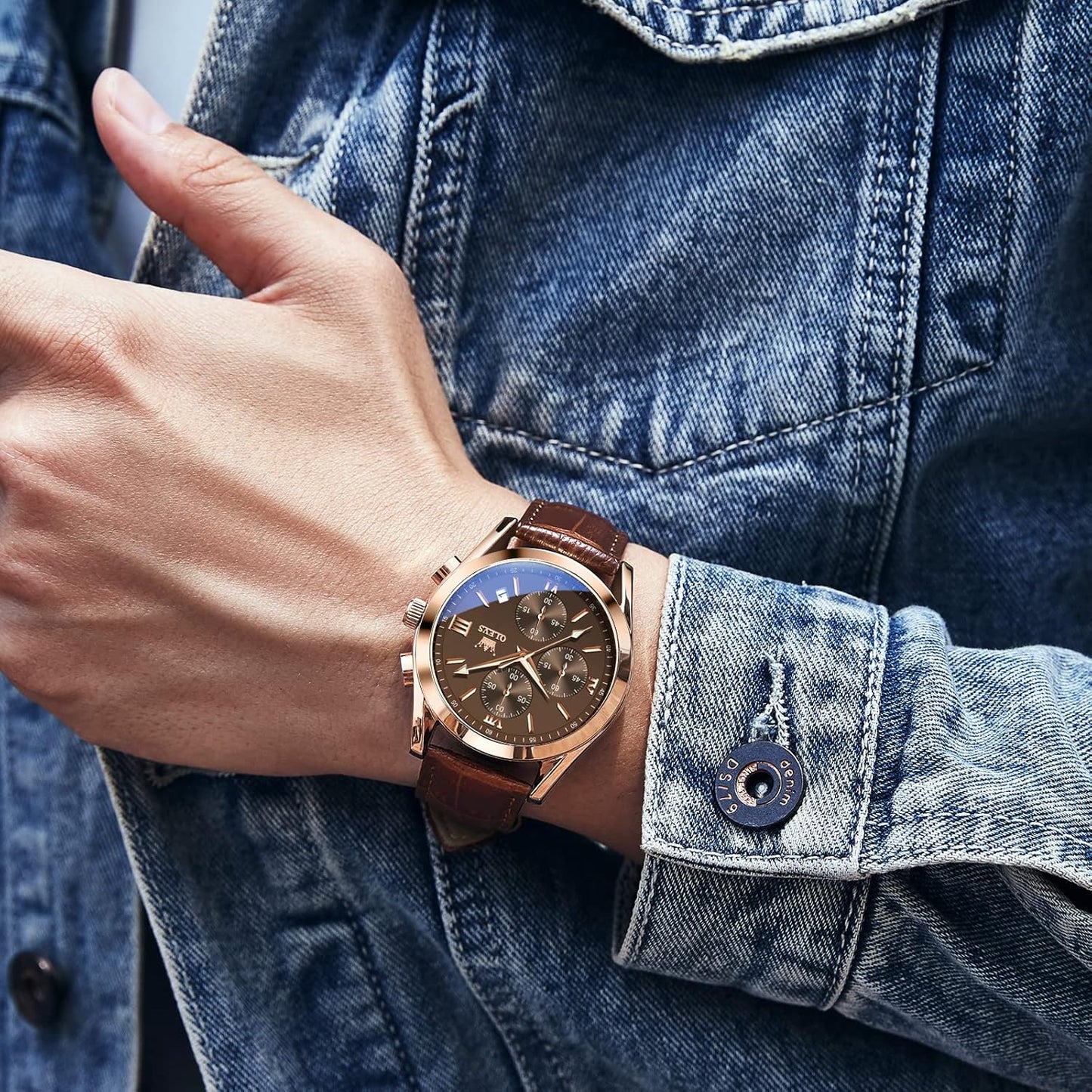 Elegant Chronograph Watch for Men™